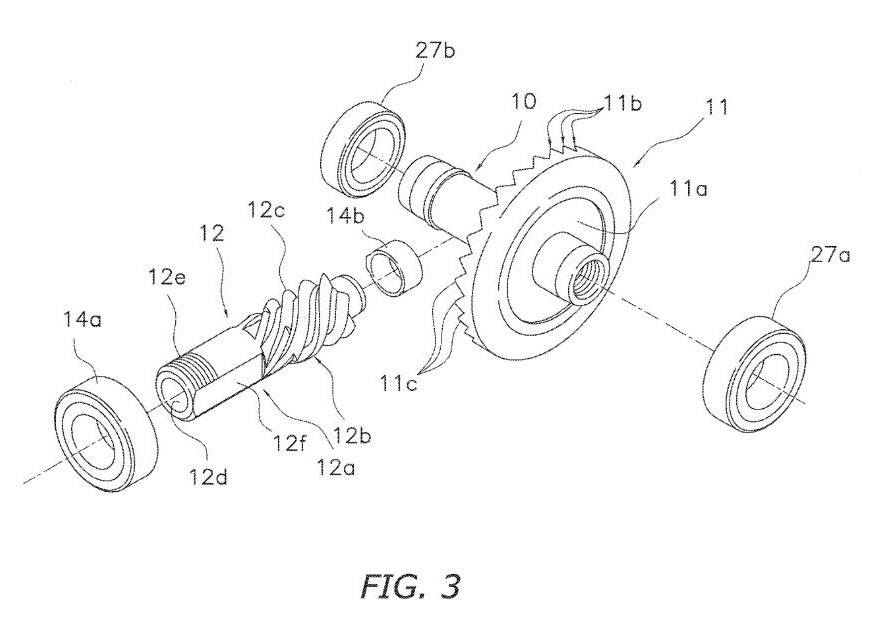 Fishing reel drive gear and fishing reel pinion gear