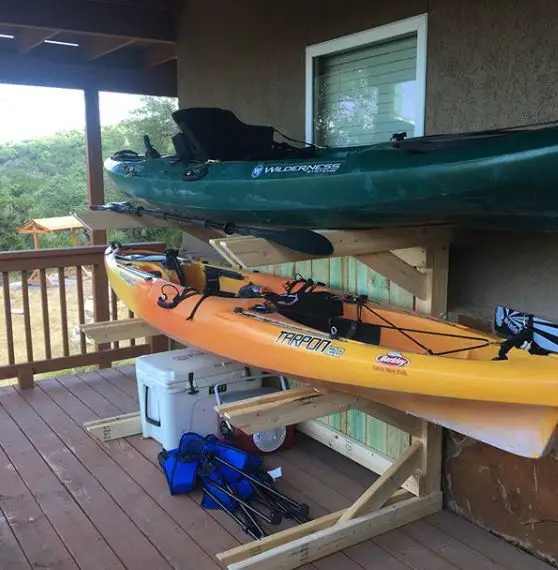 DIY Kayak Storage