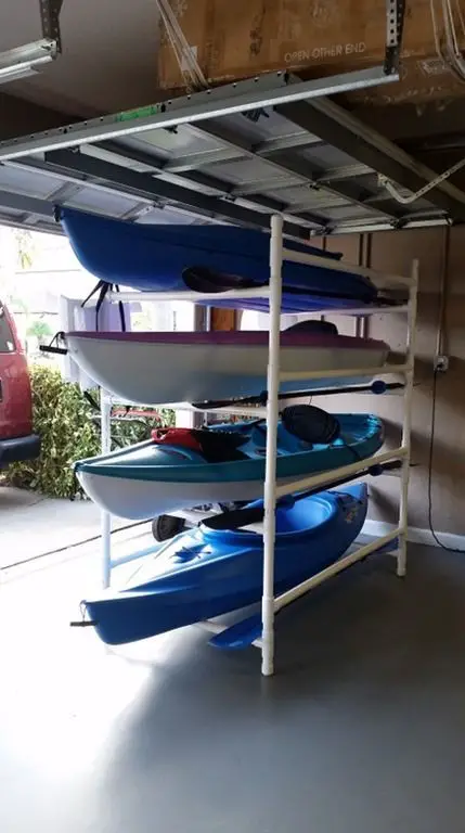 PVC Kayak Storage