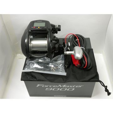 Shimano forcemaster electric reel on packaging