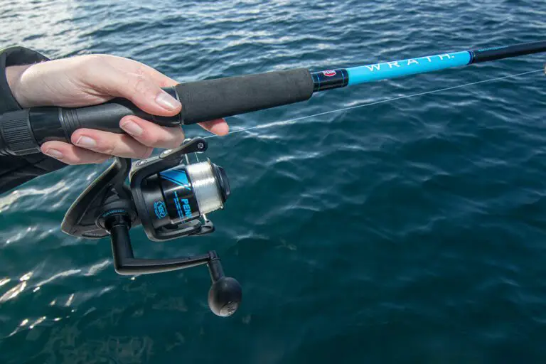 Penn Wrath Spinning Reel in action on the water