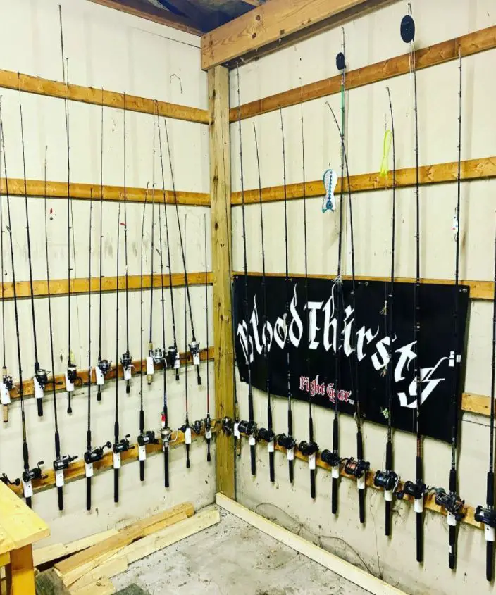 Bulk Fishing Rod Storage