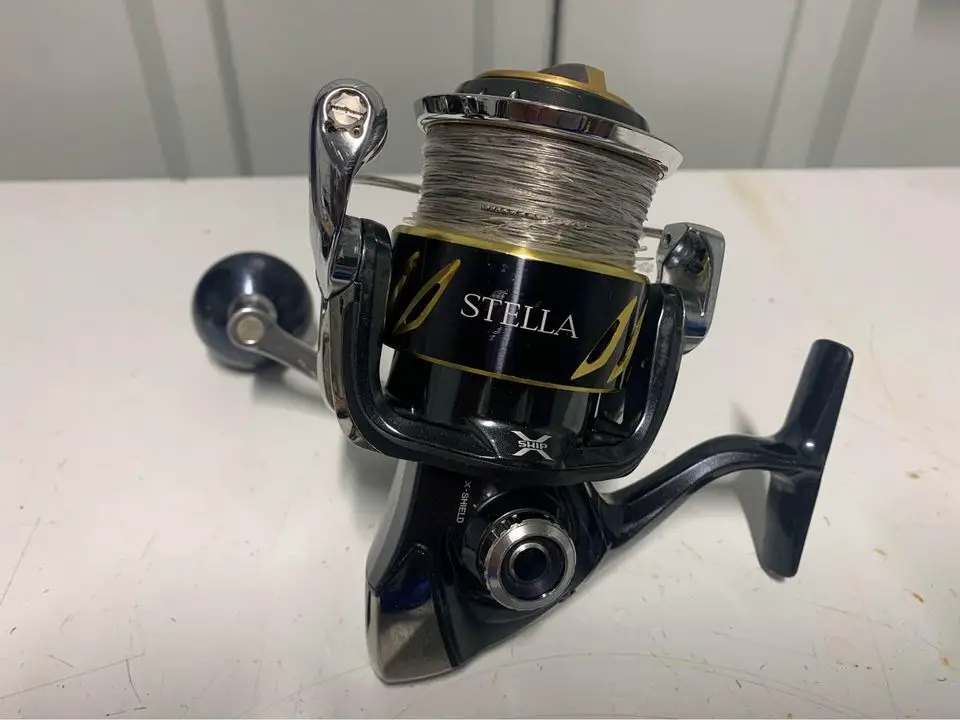 Shimano stella on a bench