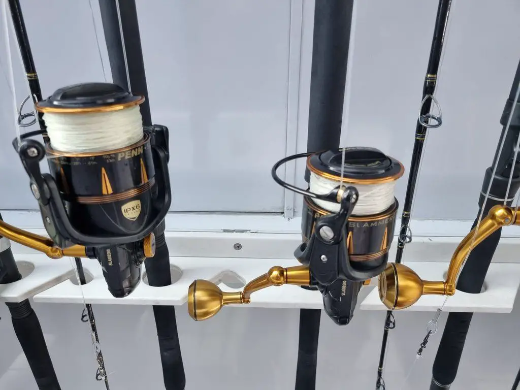 Penn Slammer 3 During Testing with mono fishing line