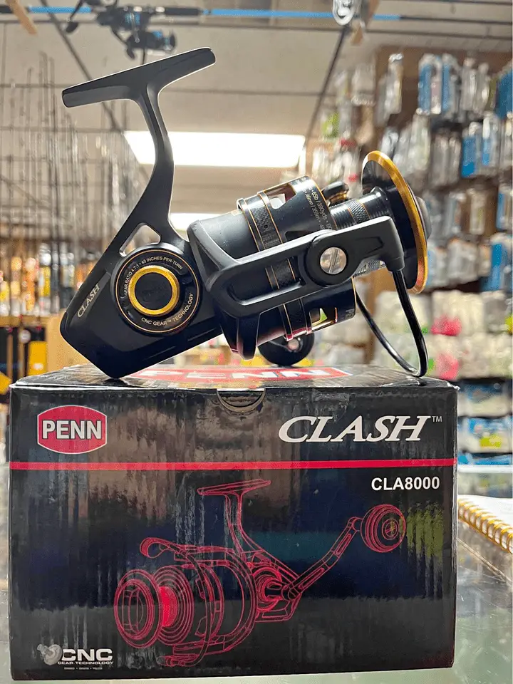 Penn Clash sitting on its box