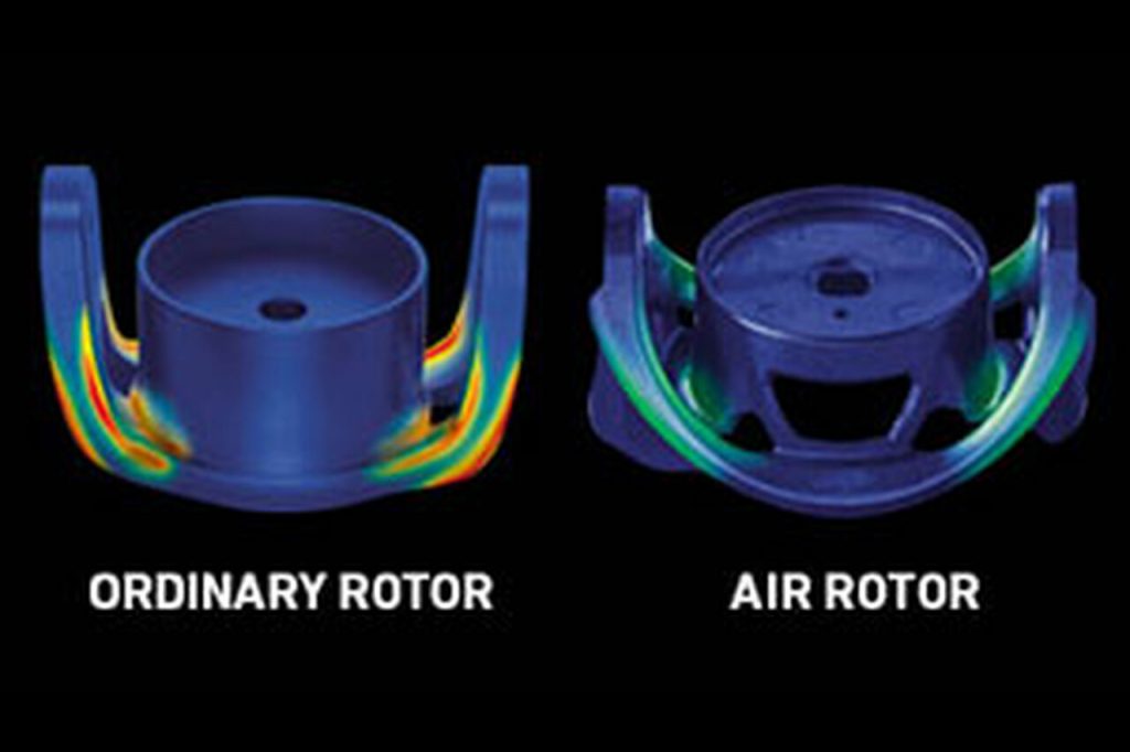 Air Rotor vs Standard Design