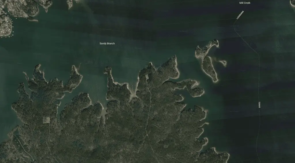 Finding fishing spots near me with google earth
