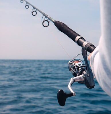 offshore fishing with a spinning reel