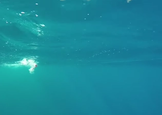 gif of a popper water in action underwater