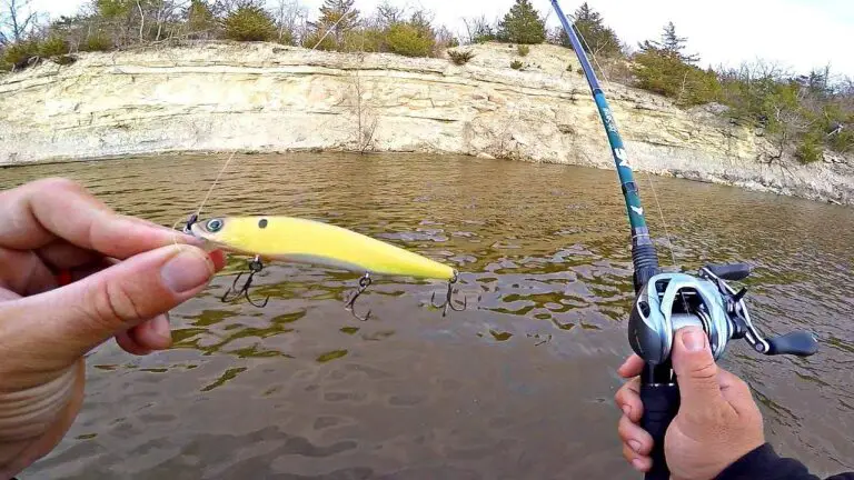 fishing for bass in muddy water with a lure