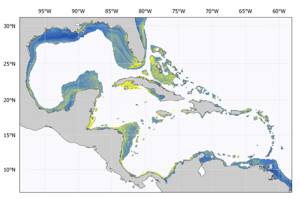barracuda habitat map