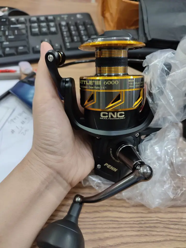 Russ unboxing Penn Battle 3 spinning reel