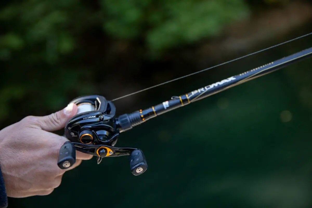 Abu Garcia Pro Max Baitcaster with Thumb on Spool