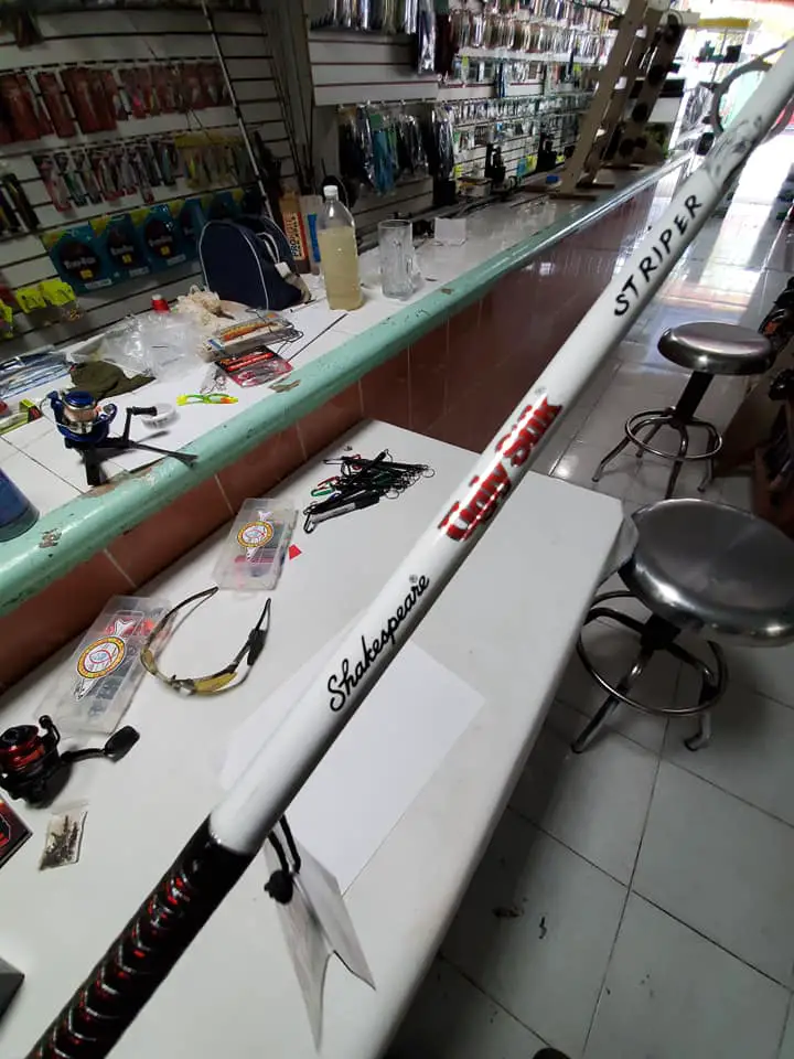 bench testing ugly stik striper rod