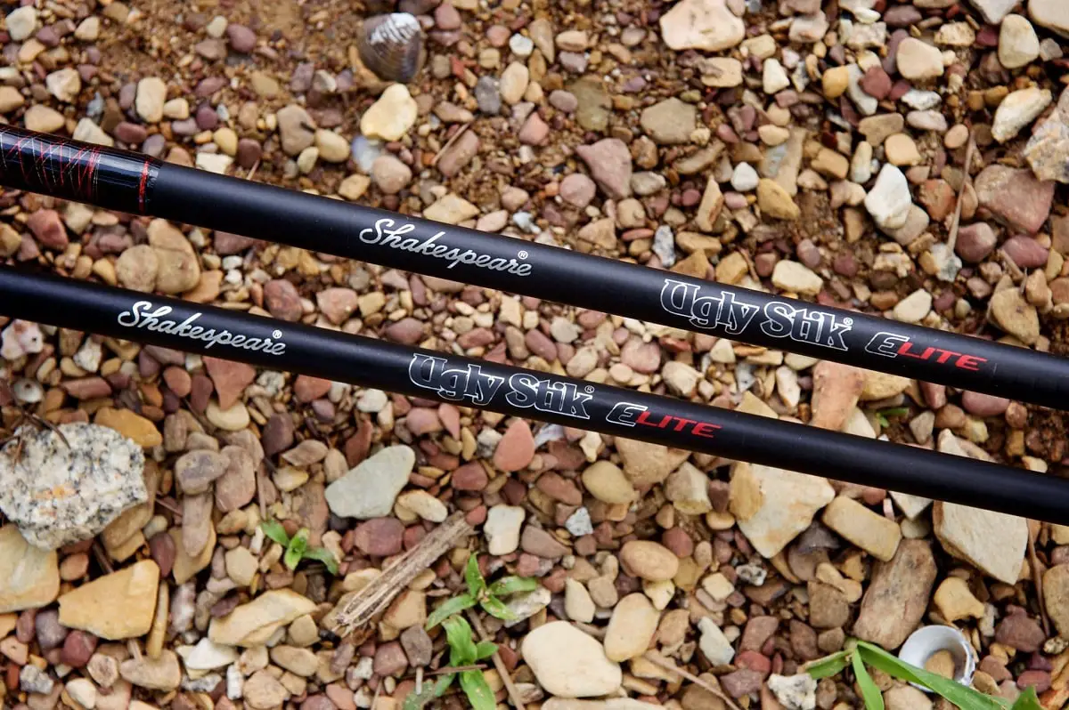 close up of ugly stik elite spinning rod