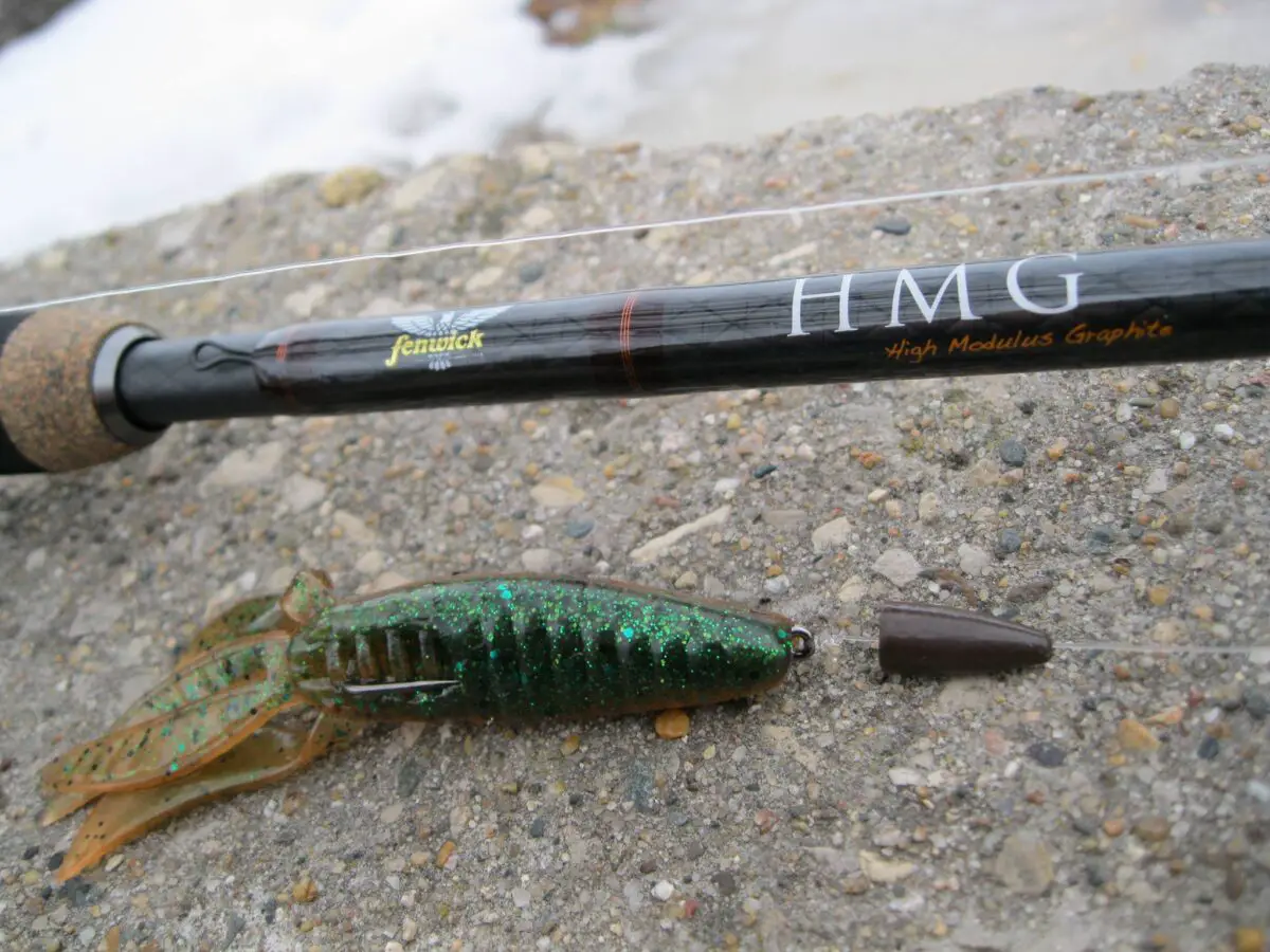 testing fenwick hmg fishing with bass lures