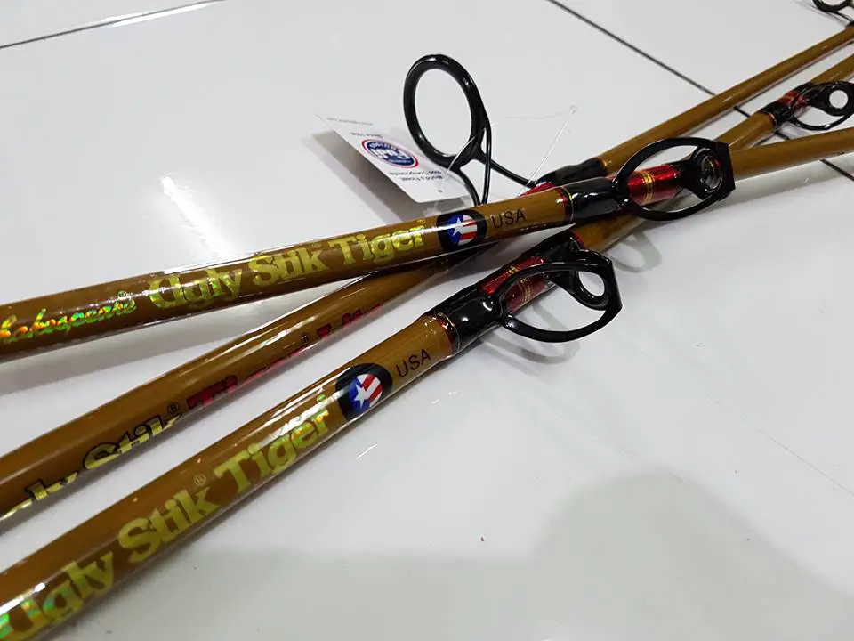 close up of the ugly stik tiger guides