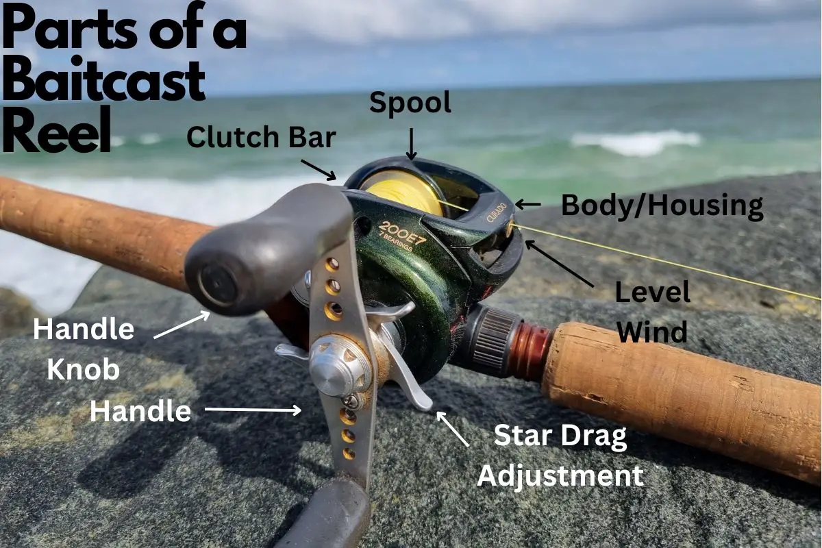 parts of a baitcast reel