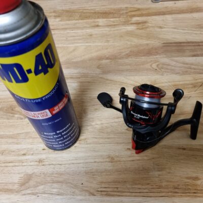 Can you use WD-40 to lubricate a fishing reel