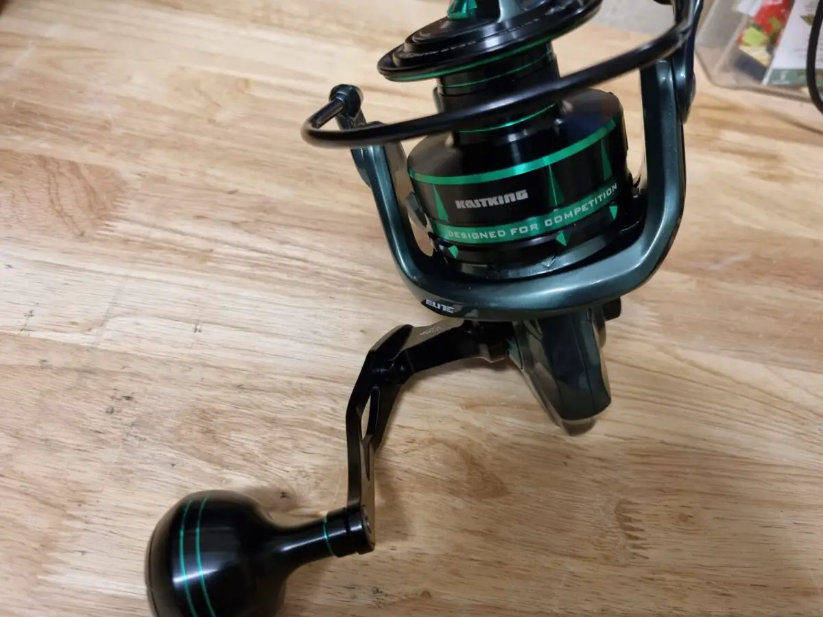 KastKing Kapstan Elite before spooling with line showing off the braid ready spool